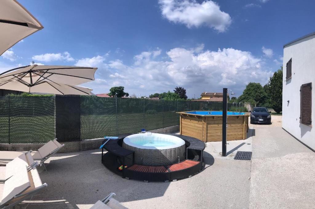 Nifty Intera Villa Con Piscina Relax, Idromassaggio E Sauna Muscletto Exteriér fotografie